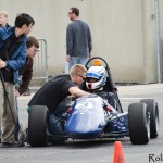 Consulting with lead engineer Matt Klein. 