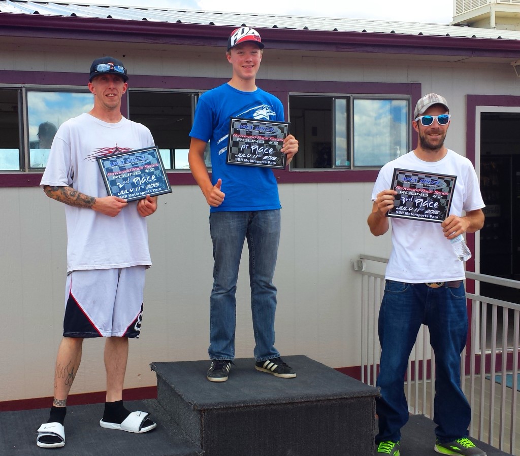 Colorado Springs Kart Racing Podium at Apex Speed Kart Racing School arrive and race